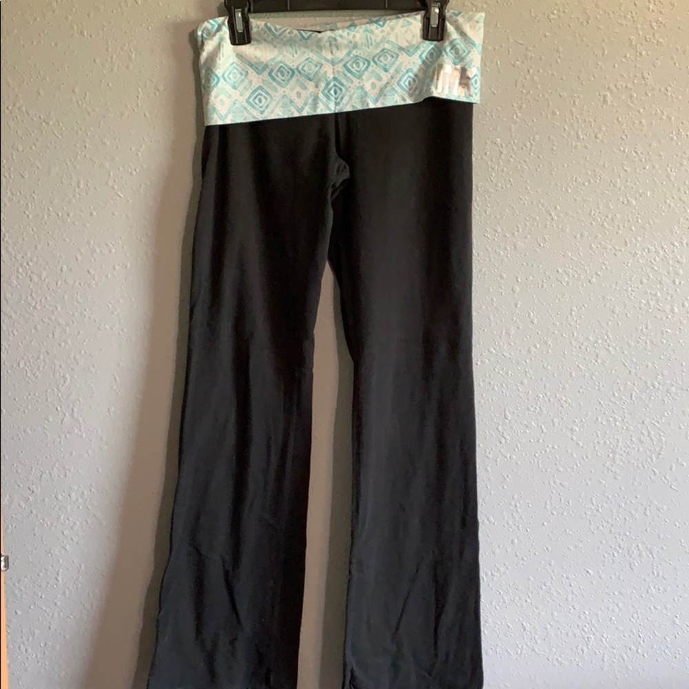 Victoria’s Secret pink fold over leggings bootcut